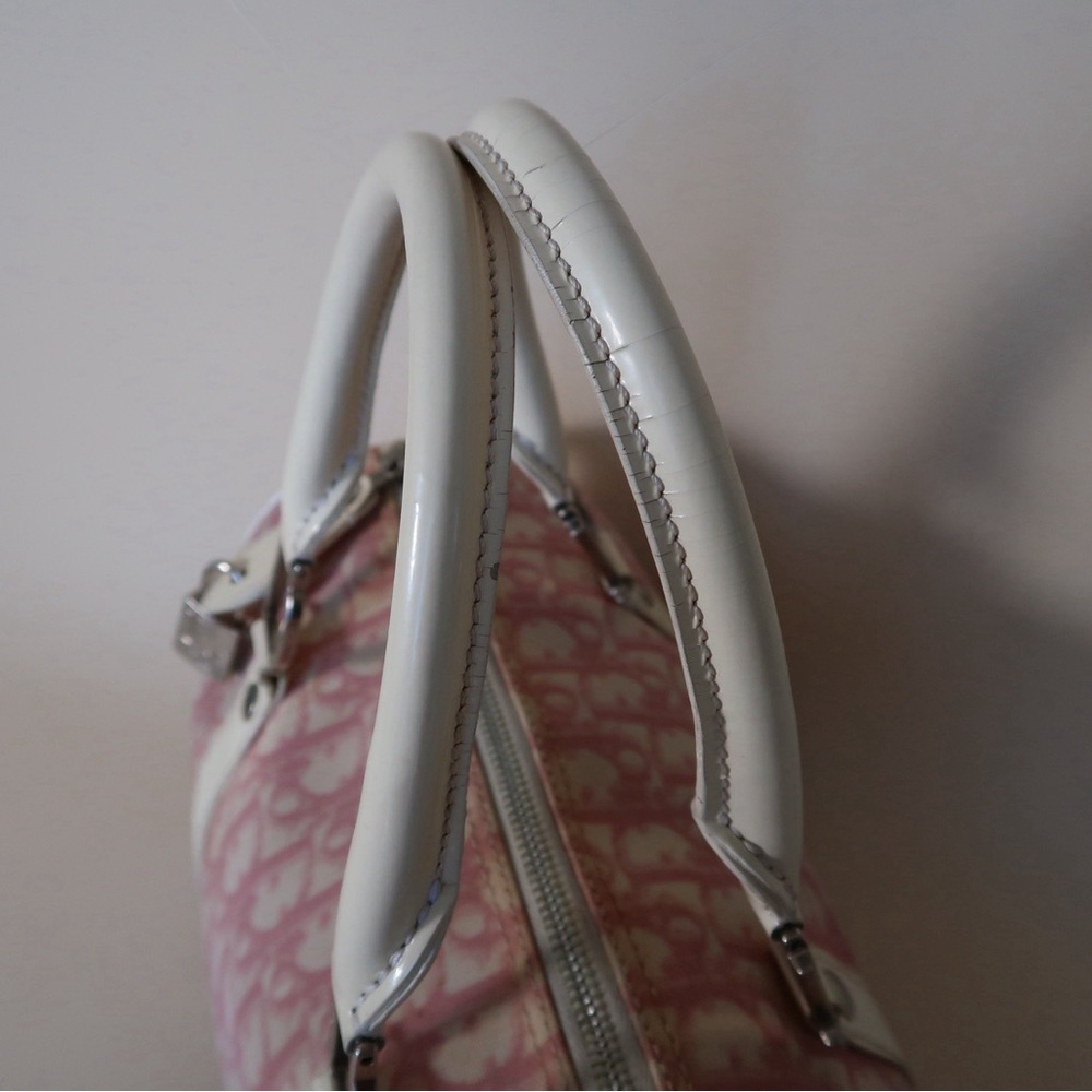 Dior Mini Boston Bag in Pink Trotter Monogram - Picture 7 of 15